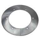 Sprocket Guard, Split, Aluminum, .125" Thick, 6-7/8" OD