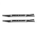 Set Of (2) Blades Mtd 18" X 3/8" Replaces: MTD 742-0121  MTD 742-0121B  MTD 942-0121