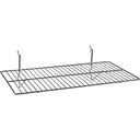 Black Straight Wire Shelf For Triangle Gridwall
