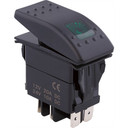 Green LED Rocker Switch 