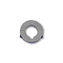 Collar, Split, Billet Aluminum, 25mm Id X 44mm Od X 12mm Wide, 6mm Keyway