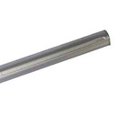 1-1/4" Hollow 24" Aluminum Axle, Snap Ring, .195 Wall, Silver