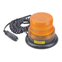 Warning Light 12-80 Volt, 5 3/8" W x 3 9/16" H, magnetic base, Amber LED