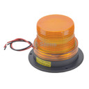 Warning Light 12-110 Volts DC, 5" W x 3 9/16" H, Amber LED