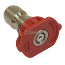 Quick Coupler Nozzle / 0 Degree, Size 5.0, Red