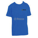 Shirt XL / DT104 Deep Royal Blue with color logo