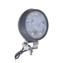 Work Light 12-24 Volt, 4 1/2" round, 6 LED, flood