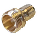 Garden Hose Plug 3/4" MGHT x 1/2" Quick Coupler