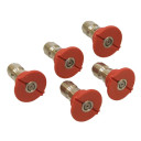 Pressure Washer Nozzle Shop Pack 0 Degree, Size 5.0, Red