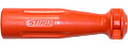 Standard File Handle Orange Polymer  Display Bag
