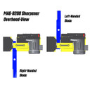 Magna-Matic MAG-8200-05 Lawn Mower Blade Sharpener 1/2 HP 8200 Series - w/ Port for Dust Collector