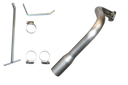 RLV EXF5012 Ghost™/Clone Complete Exhaust Kit (Pipe, Mount (Mnt5003), Silencer (Exf4104) & Clamp(Fas6584)) For Karting