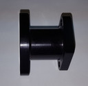 Manifold, 22mm Mikuni to GX200, 6.5 Chinese OHV, & 212 Predator; Long - Black