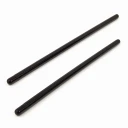 (2) Chrome Moly Pushrods, 3/16" 5.825" Fits Predator 212 Ghost Ducar 212 and Tillotson 212E