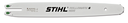 Guide bar RL 35cm/14" 1,1mm/0.043" 3/8"