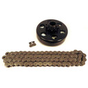 3/4" Clutch 10 Tooth & 3' #40/41/420 Chain