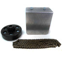 3/4" Max Torque Clutch & 5' #35 Chain & Guard