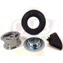 6" Tri-Star Wheel 72 Tooth Sprocket Assembly