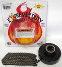 Hilliard Extreme Duty Clutch 1" Bore 35 Chain 17 Tooth + 4' of 35 Chain