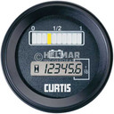 802RB2448BN Curtis Battery and Hour Gauge 802 Model Dimensions without Lift Lockout, 24/48 Volt