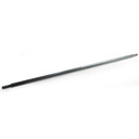 1" Solid 44" Deluxe Flexpruf Steel Axle, Stepped, Threaded Ends