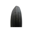 13 X 4.00 x 6 Ribbed Tire, 2 Ply, 4.1" Wide, 13.0" OD, Round Profile