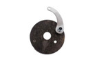 4-1/2" Brake Assembly w/ Steel Backing Plate, 1" Bore
