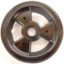 6" AZUSA Tri-Star Wheel, One Half Only, 1.5" Wide For Ball Bearing