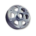 6" Brake Drum,  Unplated w/ Riveted Uni-Hub, 1-1/4" Bore