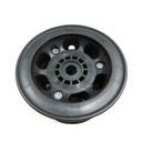 5" AZUSALite Wheel, 3.5" Wide For 1" Live Axle With Steel Insert, 1" ID, 1/4" Keyway