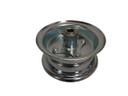 6" Wheel, Steel, Assembly With 3/4" BB Hub, Two Piece Rim, 3-3/8" Wide