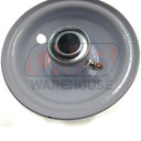 4"  Wheel Steel, One Piece, With 3/4" Ball Bearings, 3" Hub Length, 2 1/2" Wide