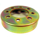 4" Brake Drum, No Flange, 2.875" Bolt Circle, Zinc Plated