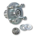 Adapter Hub, Zinc Plated Steel, With 5/8" ID Sealed Tapered Roller Bearing