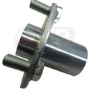 Adapter Hub, Zinc Plated Steel, With 3/4" ID Sealed Tapered Roller Bearing