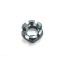 Slotted Hex Nut, 3/4-16, Zinc Plated
