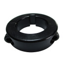 Collar, Split, Steel, 1-1/4" Id X 2" Od X 1/2" Wide, 1/4" Keyway