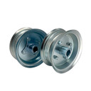 (2) Complete 6" Wheels Go Kart for 1" Live Axle - Split Steel 2pc Rim - Mini Bikes Drift Trikes