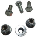 (3) Shear Pins Bolts Locking Nuts Fits Honda HS1132 HS928 HS828 HS724 HS624