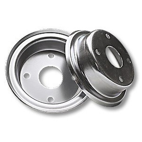 5″ Steel Wheel, 2 Halves (No Hub)