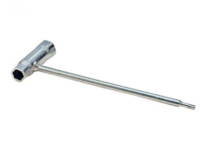 T-wrench 19mm X 13mm Replaces Dolmar: 940 827 000 : 506 38 26-01 Makita: 940 827 000 Fits Partner: 506-38 26-01 Stih T-wrench 19mm X 13mm Replaces Dolmar: 940 827 000 : 506 38 26-01 Makita: 940 827 000 Fits Partner: 506-38 26-01 Stih