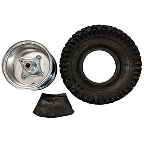 5" Steel Wheel and Tire Package - Studded Tire - Centered Hub