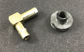 Animal breather elbow with bushing