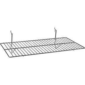 Black Straight Wire Shelf For Triangle Gridwall Black Straight Wire Shelf For Triangle Gridwall