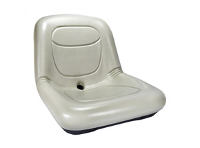 High Back Seat 15" Gray Pvc Vinyl High Back Seat 15" Gray Pvc Vinyl