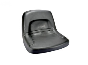 High Back Steel Pan Seat - Black High Back Steel Pan Seat - Black