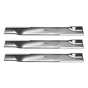 Set Of (3) Blades 17-7/8" X 5/8" Replacement for Hi Lift DIXIE CHOPPER 30227-52X  HUSTLER 795526  HUST
