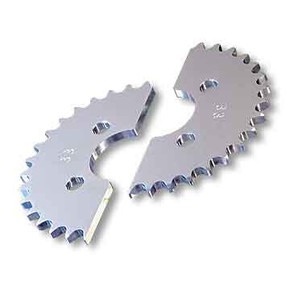 33 Tooth Axle Sprocket, Aluminum, 40 Chain 1.75" Bore, 2.75" Bolt Circle