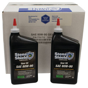 Gear Oil SAE 80W-90, Twelve 1 qt. bottles