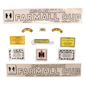 Decal Set Fits CaseIH D-Fits IHCCUB